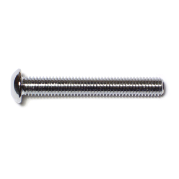 3/8"-16 x 3/4" Button Head Cap Screw, Coarse Thread, Chrome