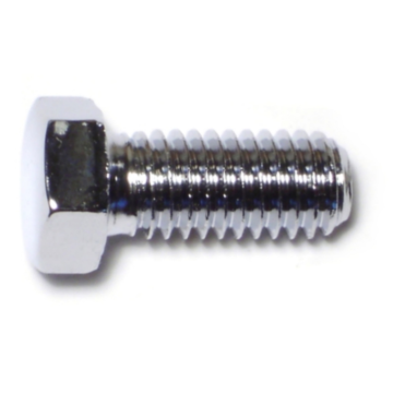 7/16"-14 x 1" Hex Cap Screw, Coarse Thread, Chrome 
