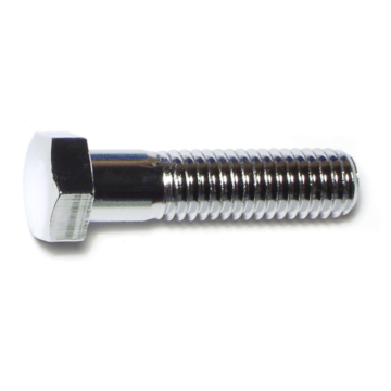 7/16"-14 x 1-3/4" Hex Cap Screw, Coarse Thread, Chrome 