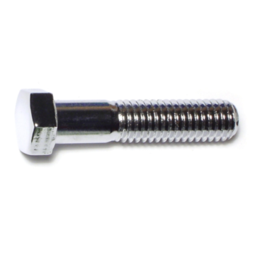 7/16"-14 x 2" Hex Cap Screw, Coarse Thread, Chrome 