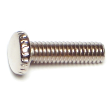 Midwest Fastener Knurled Scr Nckl, 8-32 x 5/8
