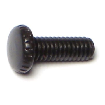 Midwest Fastener Knurled Scr BlOx, 8-32 x 1/2