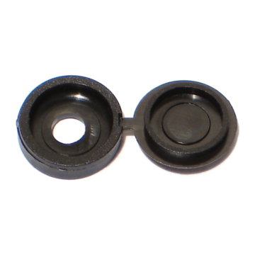 Hinged Screw Cover (Black) #8-#10 