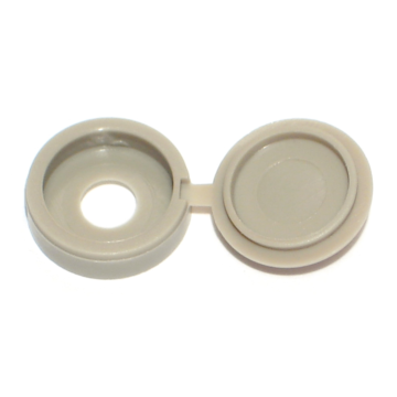 Hinged Screw Cover (Gray) 1/4 in. 