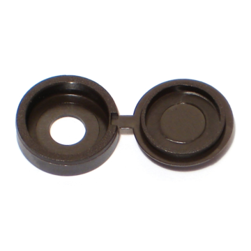 Hinged Screw Cover (Brown) 1/4 in. 
