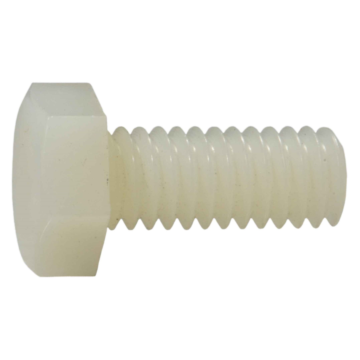 Midwest Fastener 5/16"-18 x 3/4" Hex Head Bolt, Coarse Thread, White