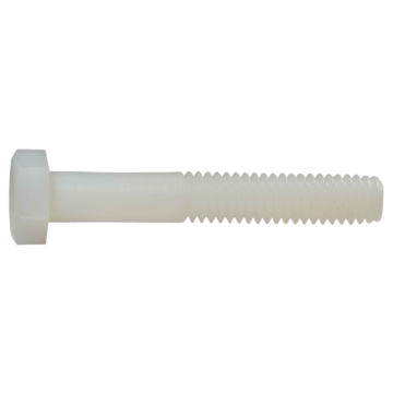 Midwest Fastener 5/16"-18 x 2" Hex Head Bolt, Coarse Thread, White
