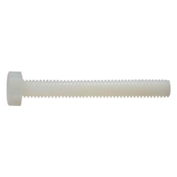 Midwest Fastener 5/16"-18 x 2-1/2" Hex Head Bolt, Coarse Thread, White