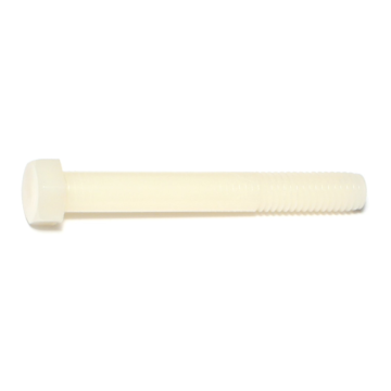 Midwest Fastener 3/8"-16 x 3" Hex Head Bolt, Coarse Thread, White