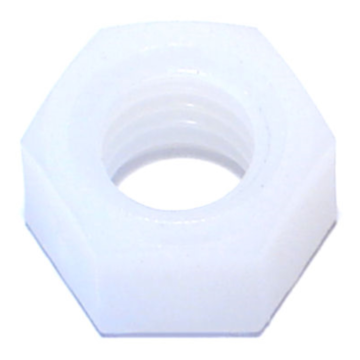 3/8"-16 Hex Nut, Coarse Thread, Nylon