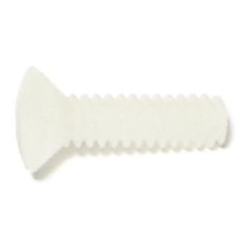 6-32 x 1/2" Phillips Oval Head, Machine Screw, Nylon 