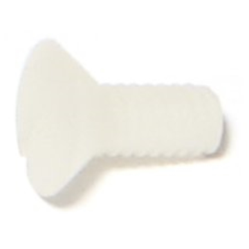 8-32 x 3/8" Phillips Oval Head, Machine Screw, Nylon 
