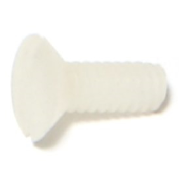 10-24 x 1/2" Phillips Oval Head, Machine Screw, Nylon 