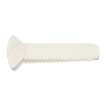 10-24 x 1" Phillips Oval Head, Machine Screw, Nylon 