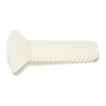 1/4"-20 x 1" Phillips Oval Head, Machine Screw, Nylon 