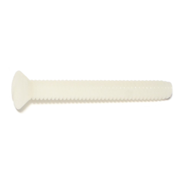 1/4"-20 x 2" Phillips Oval Head, Machine Screw, Nylon 