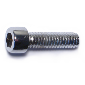 8-32 x 5/8" Socket Head Cap Screw, Coarse Thread, Chrome 