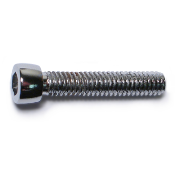 8-32 x 7/8" Socket Head Cap Screw, Coarse Thread, Chrome 