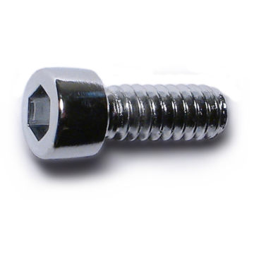 10-24 x 1/2" Socket Head Cap Screw, Coarse Thread, Chrome 