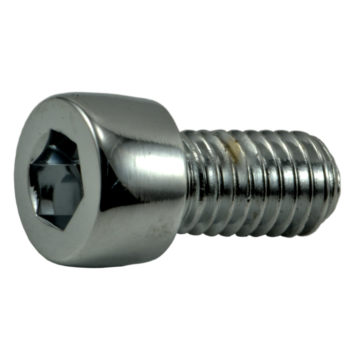 10-32 x 3/8" Socket Head Cap Screw, Fine Thread, Chrome 