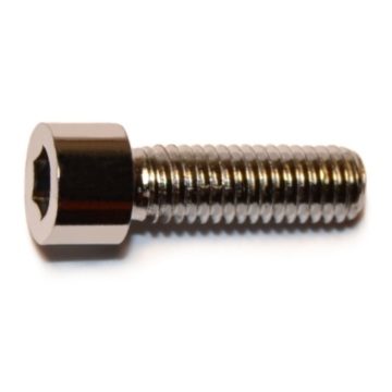 10-32 x 5/8" Socket Head Cap Screw, Fine Thread, Chrome 