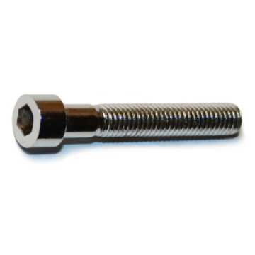 10-32 x 1-1/4" Socket Head Cap Screw, Fine Thread, Chrome 