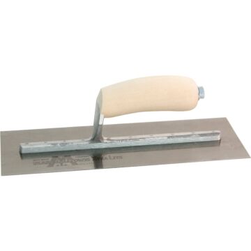 RST Stainless Steel Finishing Trowel 13" X 5" - Toolman Yardley Ltd - View #3