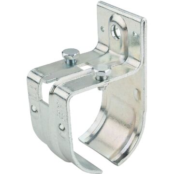 National Hardware Single Splice Round Rail Barn Door Bracket, Zinc-Plated