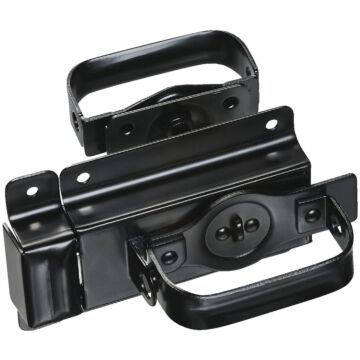 National Hardware Black Steel Swinging Door Latch