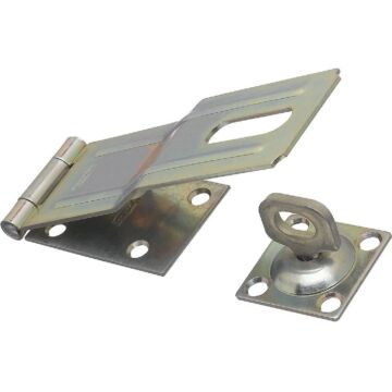 National Hardware 6 In. Zinc Swivel Safety Hasp