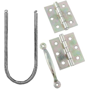 National Hardware Zinc 2-Hinge Screen Door Kit
