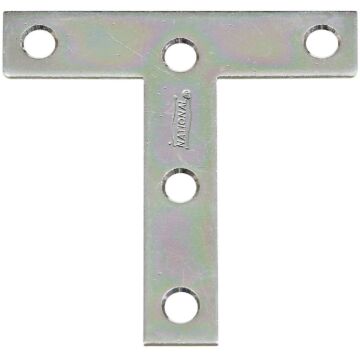 National 3 In. x 3 In. Zinc T-Plate (2-Pack)