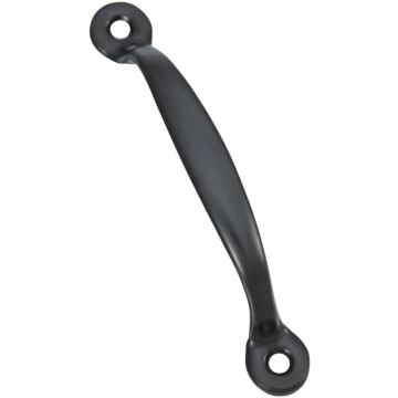 National Hardware 4-3/4 In. Black Door Pull