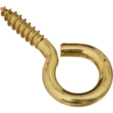 National Hardware Screw Eye (Brass - 3 pk) 1-5/8 in.