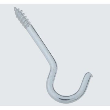 National Hardware Ceiling Hook, 5 lb Working Load, #14, Zinc