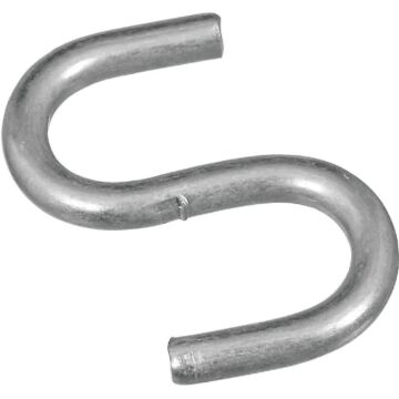 National Hardware Open S-Hook (Zinc - 8 pk) 3/4 in.