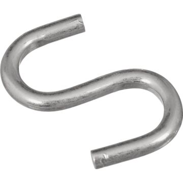 National Hardware Open S-Hook (Zinc - 6 pk) 1 in.
