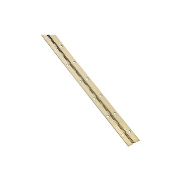 National Hardware Continuous Hinge 1-1/16 in x 72 in Brass
