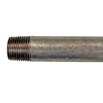 Jones Stephens 1/4" x 24" Ready Cut Pipe Galvanized