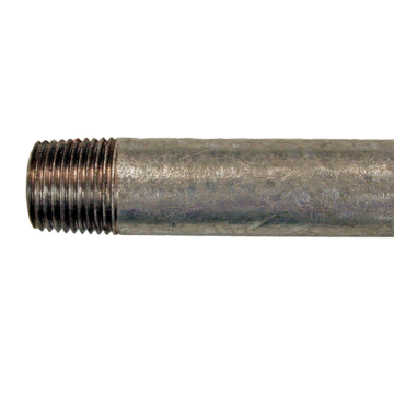 Jones Stephens 1/4" x 48" Ready Cut Pipe Galvanized