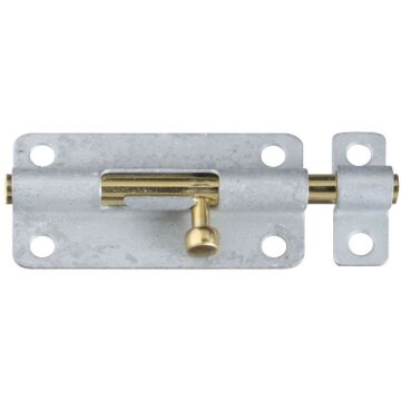 National Hardware 4 In. Galvanized Steel Door Barrel Bolt