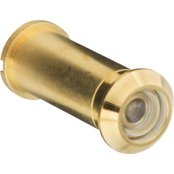 National Hardware National Solid Brass 160 Degree Angle Door Viewer