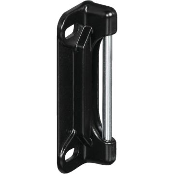 National Hardware Black Screen Door Strike Plate
