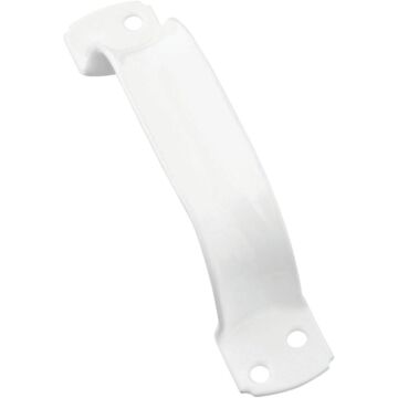 National Hardware 6-3/4 In. White Vinyl Coated Zinc Door Pull