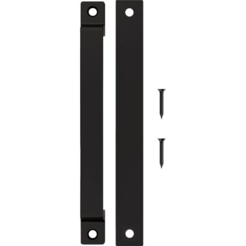 National Hardware 10 In. Black Modern Gate Pull