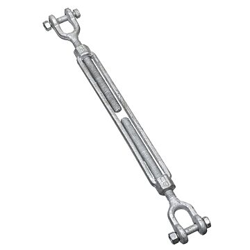 Eye and Jaw 1/2 Galvanized Turnbuckle