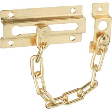 National Hardware Brass Steel Chain Door Lock