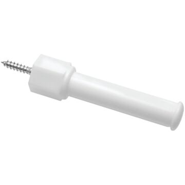 National 3-1/4 In. White Soft Jamb Door Stop (2-Pack)