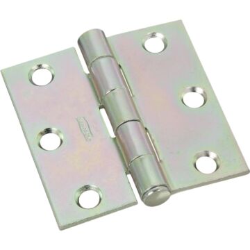 National 2-1/2 In. Zinc Removable Pin Broad Hinge