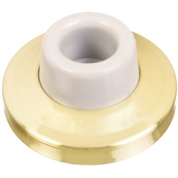 National Hardware Brass Wall Door Stop